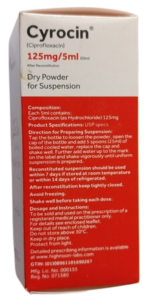 Cyrocin Suspension back