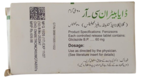 Diabetron CR back