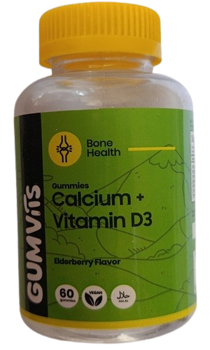 GUMVITS Calcium + Vitamin D3