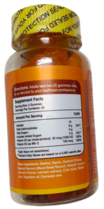 GUMVITS Vitamin K2+D3 back