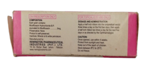 Ocumox Eye Ointment back