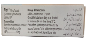 Rigix tablets back