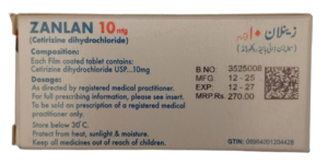 ZANLAN Tablets back